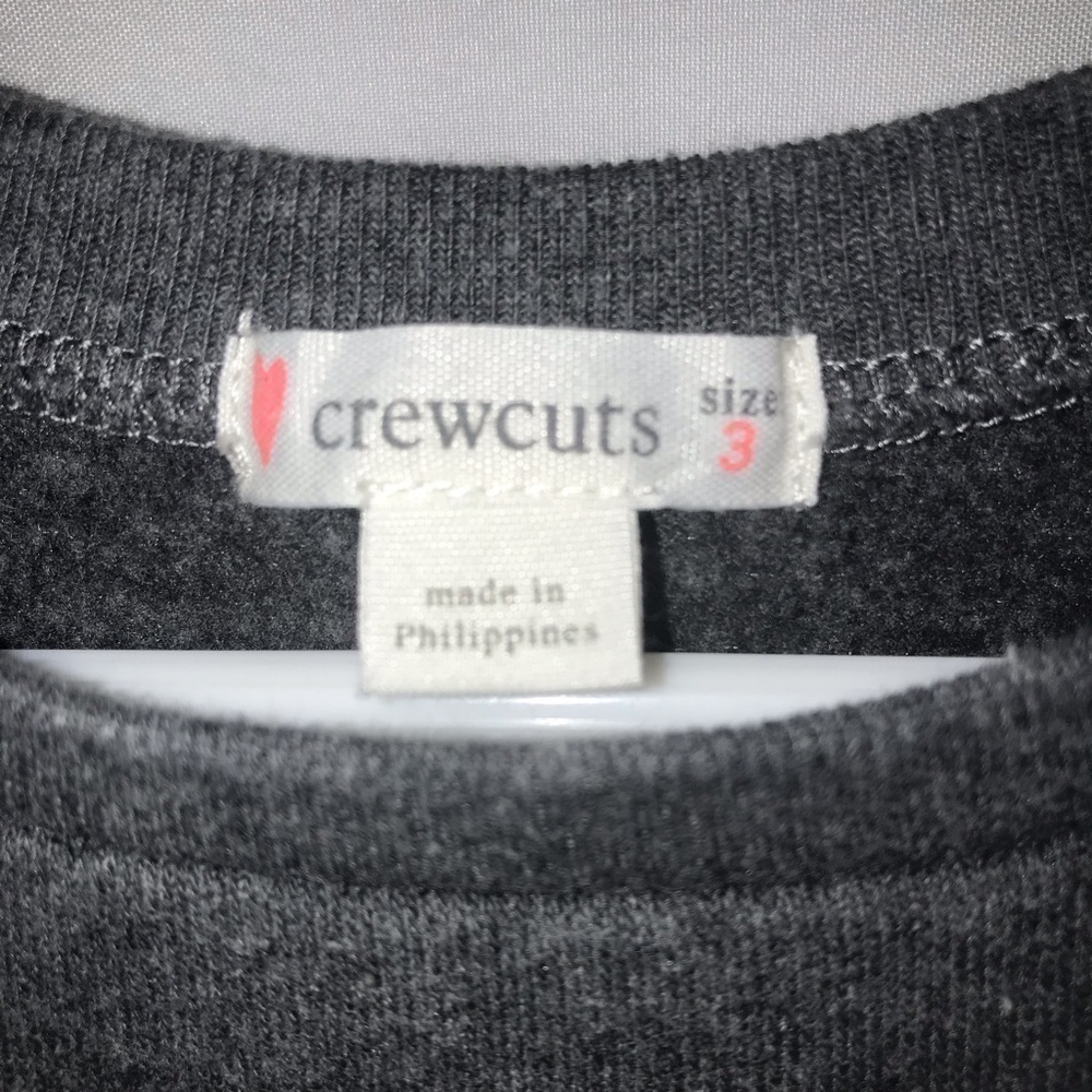 Crewcuts Grey & Pink Velvet Dress - Picture 4 of 16